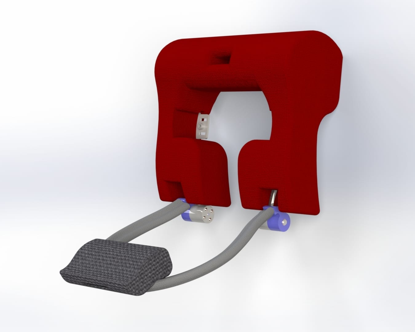 Head rest, CAD render