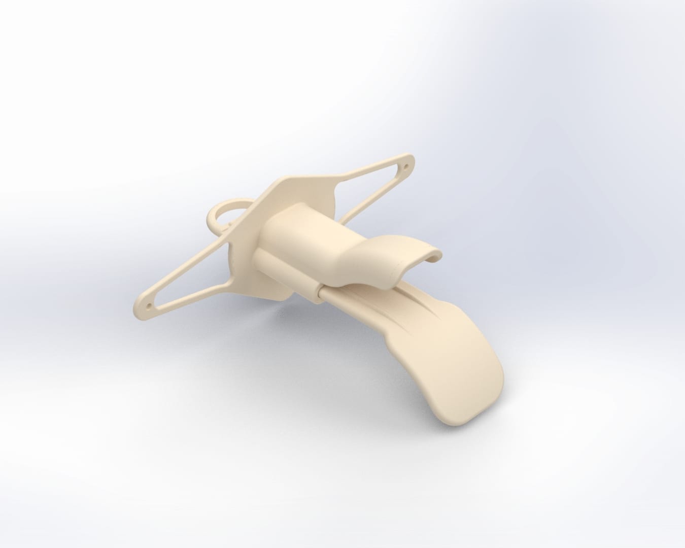 Bite block, CAD render